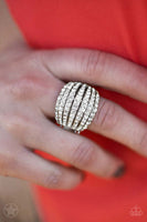 Blinding Brilliance White Ring (Paparazzi)