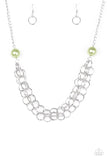 Daring Diva Green necklace (Paparazzi)