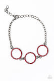 Dress the Part Red Bracelet (Paparazzi)