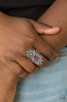 Formal Floral Red ring (Paparazzi)