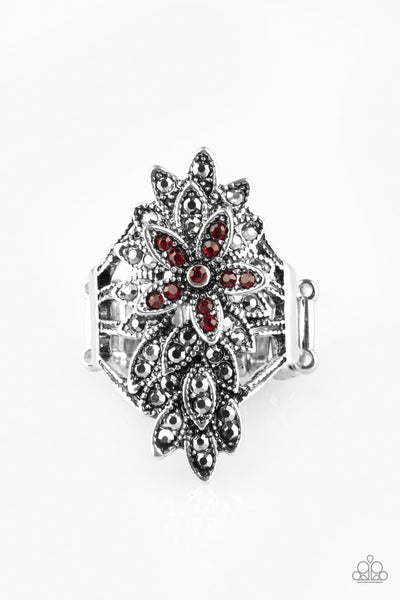 Formal Floral Red ring (Paparazzi)