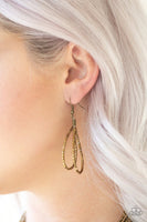 Knotted Knockout Brass necklace paparazzi