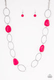 Modern Day Malibu Pink necklace paparazzi
