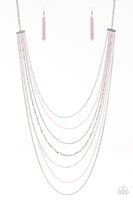Radical Rainbows pink necklace paparazzi