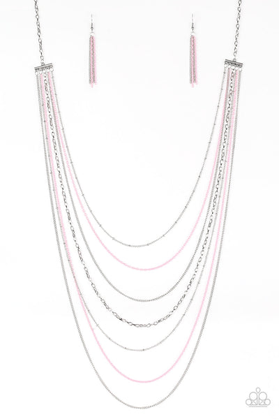 Radical Rainbows pink necklace paparazzi