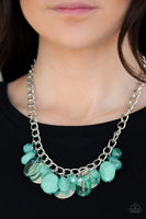 Treasure Shore Green necklace paparazzi