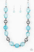 Very Voluminous Blue necklace (paparazzi)