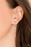 harlem hideaway orange necklace (Paparazzi)