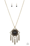 Paparazzi Sandstone Solstice - Brass (Paparazzi)