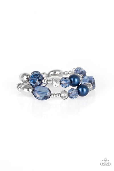 Downtown Dazzle Blue Necklace (Paparazzi)