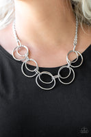 Urban Orbit Silver Necklace